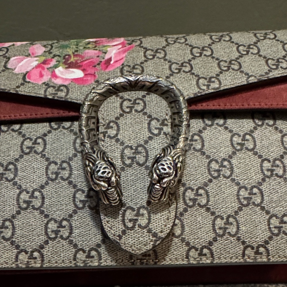 Authentic Gucci Dionysus Blooms Small GG Supreme Shoulder Bag w/ COA & Dust Bag - Picture 6 of 17